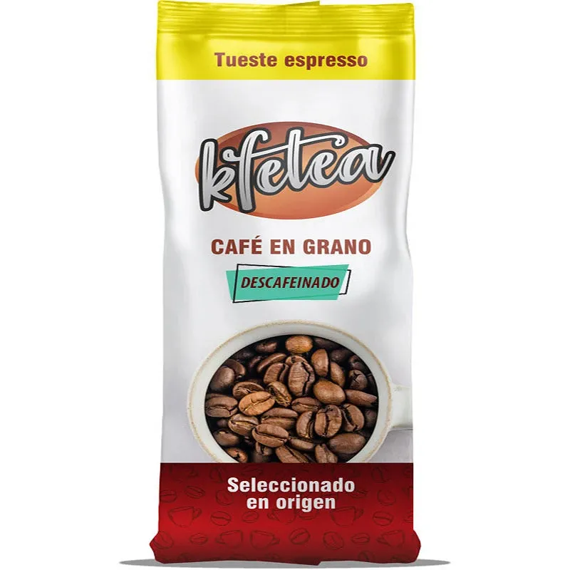 Kfetea Descafeinado Café en grano Especial para bares bolsa 1kg