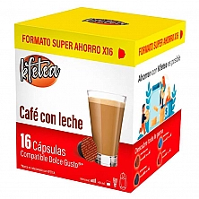 Café con Leche compatibles con Dolce Gusto  Kfetea 16 cápsulas