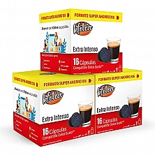 Extra Intenso Kfetea 3 cajas de 16 capsulas compatibles Dolce Gusto