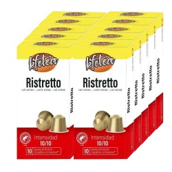 Ristretto Kfetea Nespresso: 10 Cajas, 100 Cápsulas